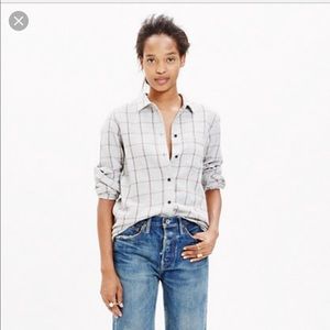 Madewell plaid shirt